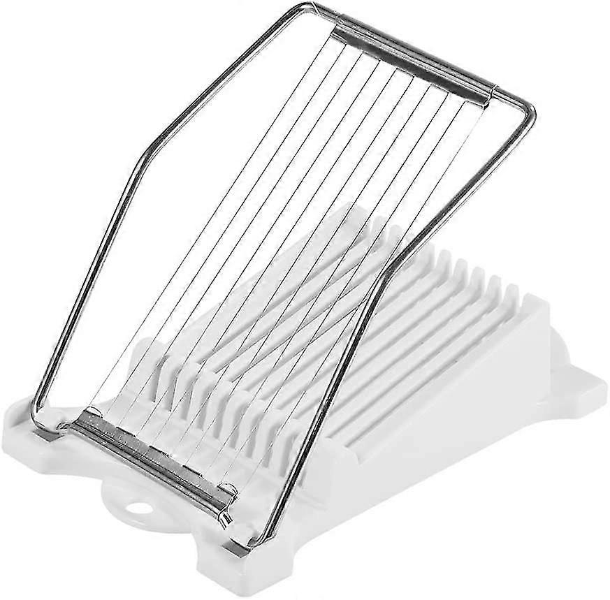 Cheese Slicer 10 Wires Stainless Steel Manual Meat Cutter Cheese Cutter Peeler Ideal for Slicing Ham Cheese Butter