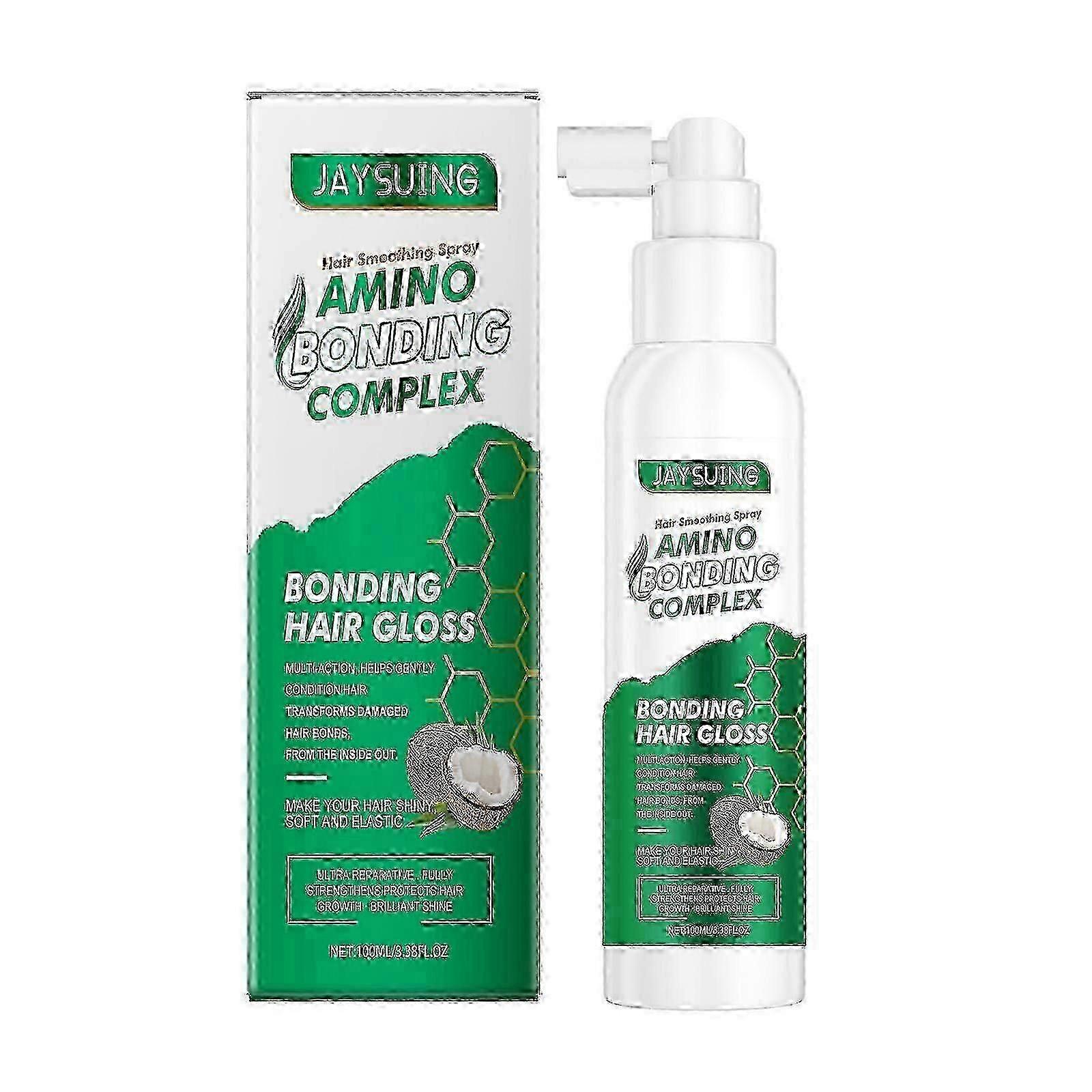 Jaysuing Smooth and Glossy Hair Care Spray Nawilżający, regenerujący, nawilżający, suche i rozdwojone końcówki, gładkie i lśniące włosy