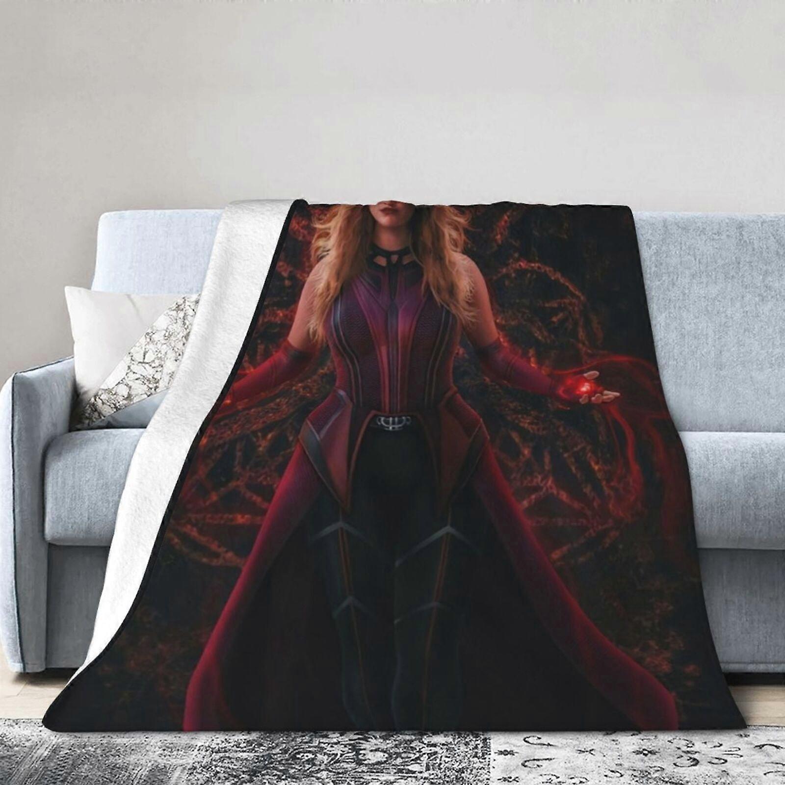 Cobertor de hotel Elizabeth Olsen, cobertor de anime para cama, cobertor de sofá, cobertor de lã ultramacio para quarto e sala de estar, 60 x 50 polegadas
