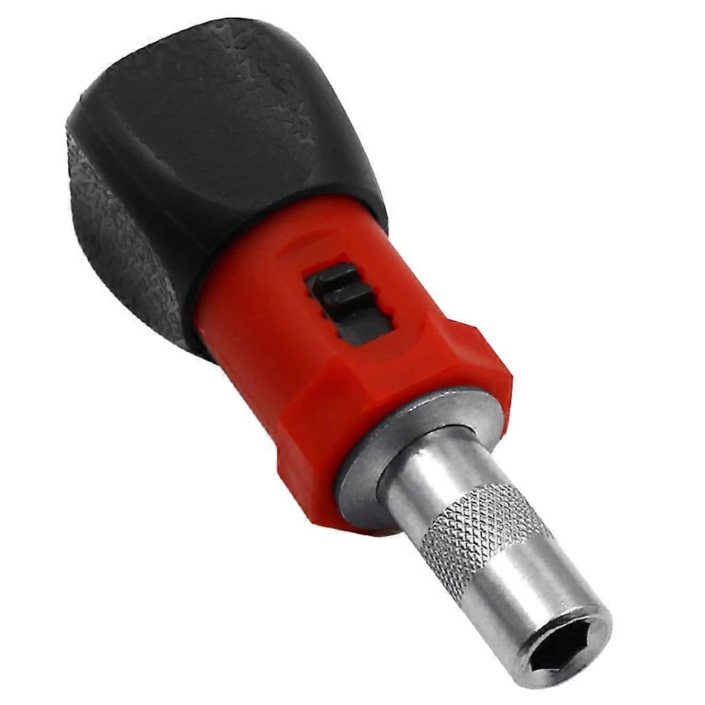 Multi-bit Adjustable Ratchet Small Stubby Screwdriver