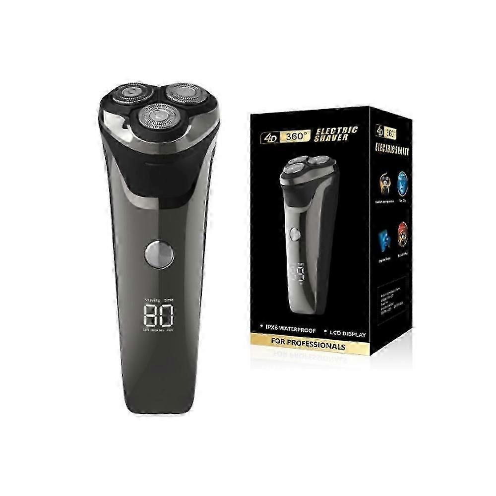 Electric Razor for Men, Razor 4D Rotary Shaver with LCD Display
