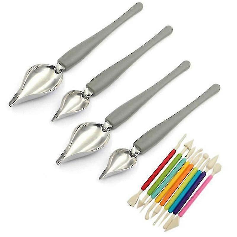 Culinary Drawing Set,saucier Spoons,compatible  With Decorative Plates,cake,coffee