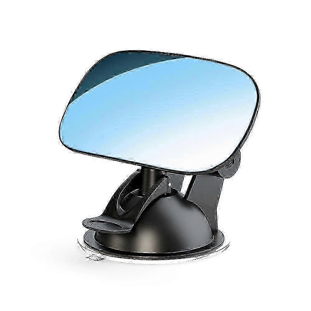 Car Rearview Mirror Interior Wide Angle Safety Mirror For Dashboard Windshield Sun Visor Plate Auxiliary Observe Baby Mirror 360 Rotatable Adjustable