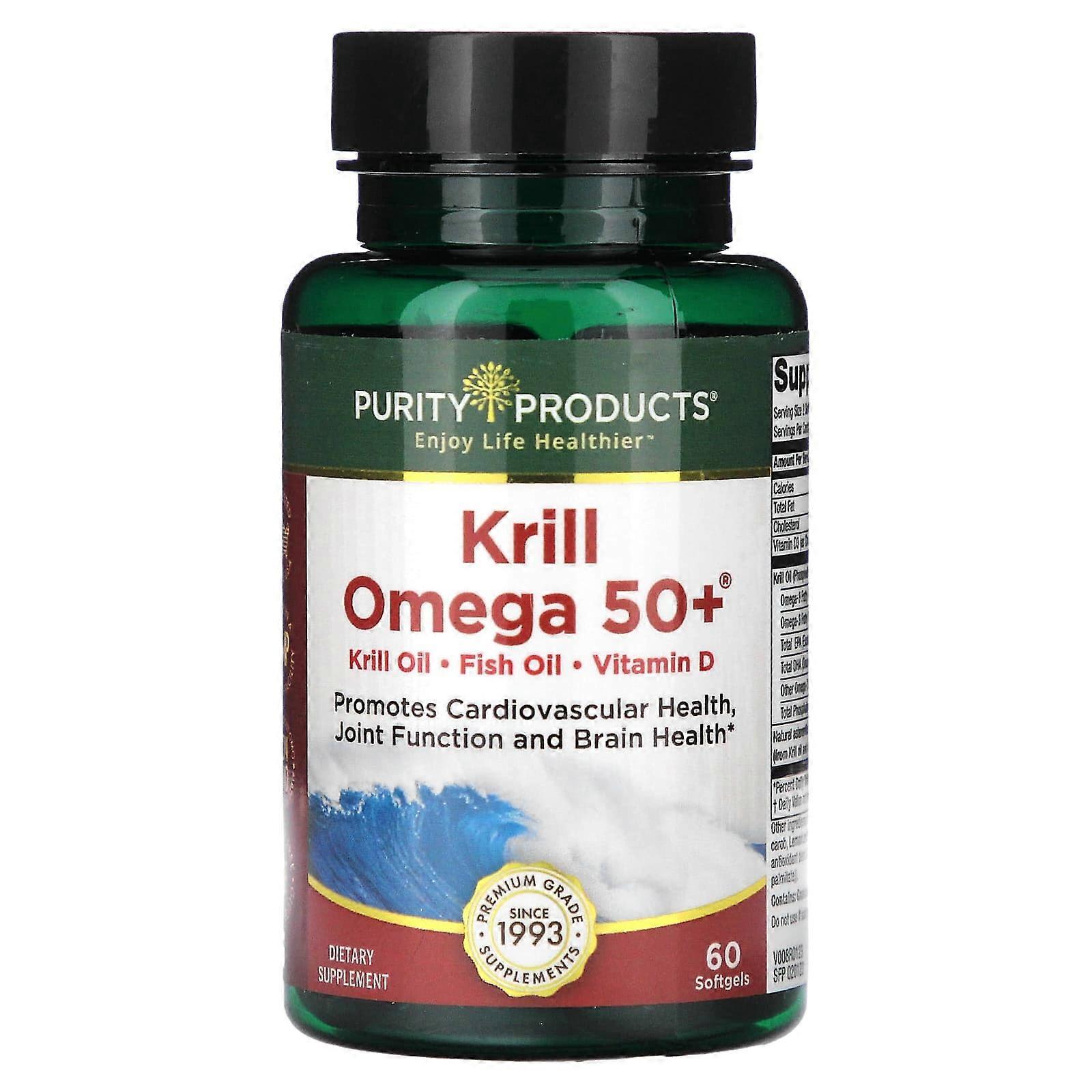 Krill Omega 50+, 60 Softgels