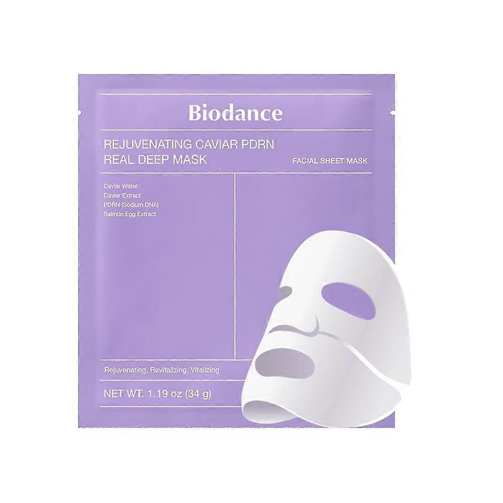 4-Pack Collagen Face Mask Sheet Set for Deep Hydration and Firming with Hyaluronic Acid and Plant Extracts