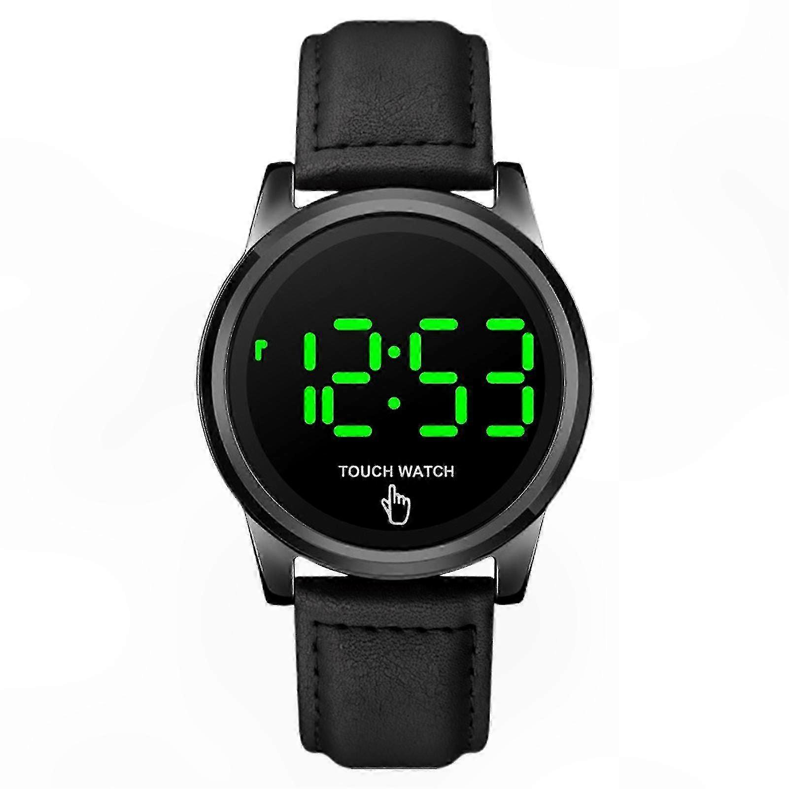 Men's Sports Watch with LED Digital Display Touch Screen and Deep Waterproof Feature for Fashionable Athletes