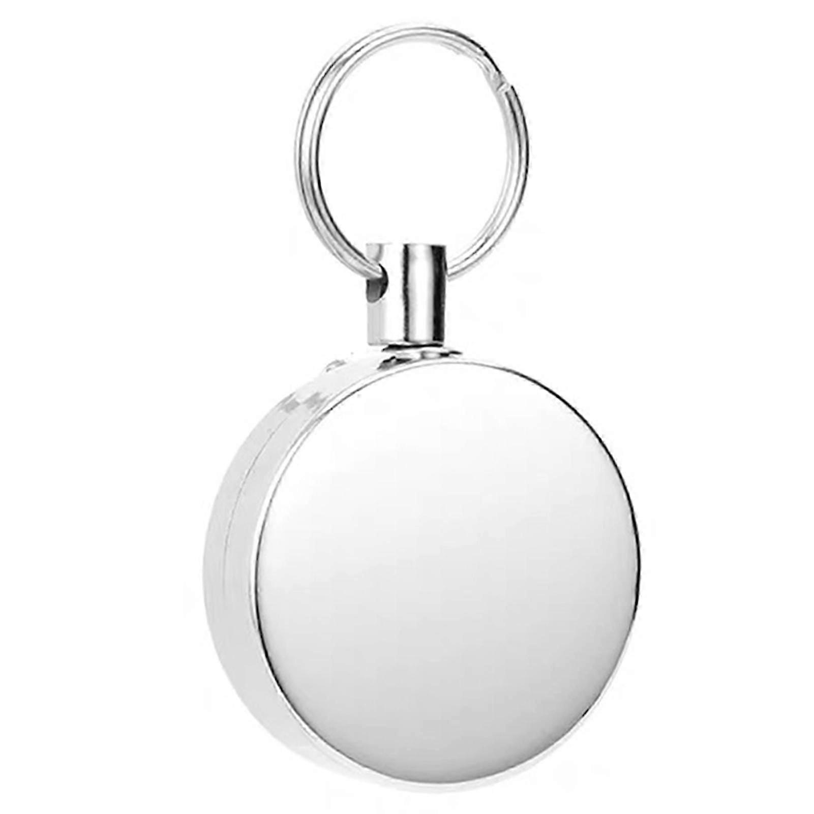 Metal Retractable Key Chain Card Badge Holder Convenient Retractable Design for ID Card Keys Badge