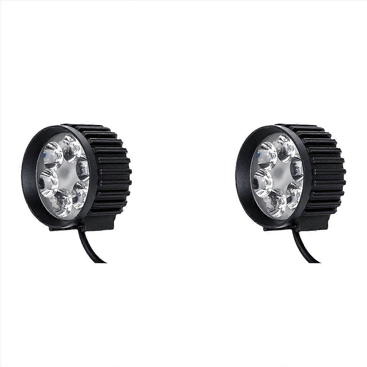 E-Bike Front Light 12V-80V Universal Bike Horn E-Scooter Warning Lamp