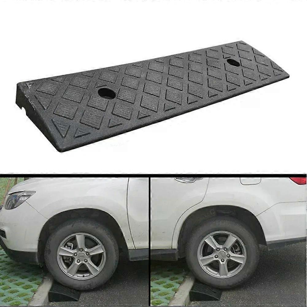 Driveway Curb Ramps for Cars Heavy Duty PVC Ramps for Driveway Lightweight Threshold Ramp for Driveway Loading Dock Sidewalk