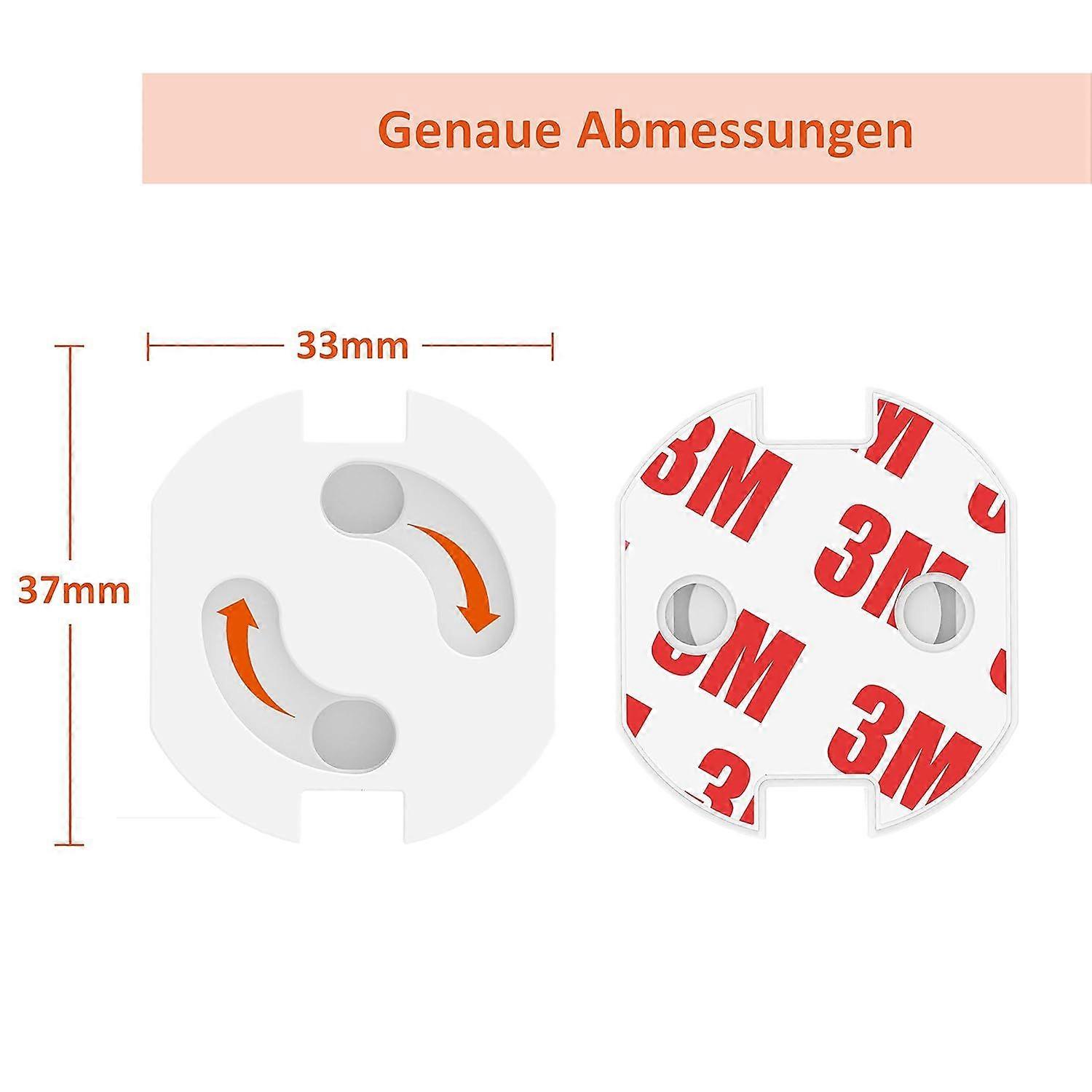 [20 Pieces] Child Safety Socket With Rotary Mechanism, Canwn Socket Safety For Baby And Children Child Safety Socket Protection