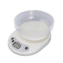 Báscula de cocina electrónica de encimera Esperanza Eks007, blanca