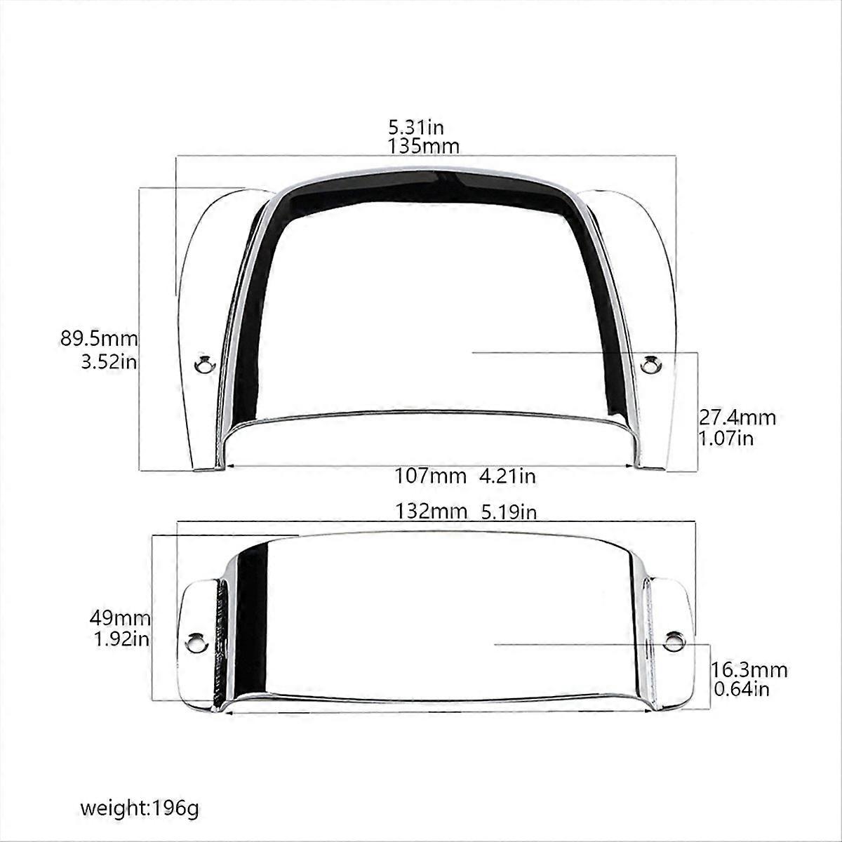 Fixed Chrome Bridge Tailpiece For Vintage Electric Guitar Tool