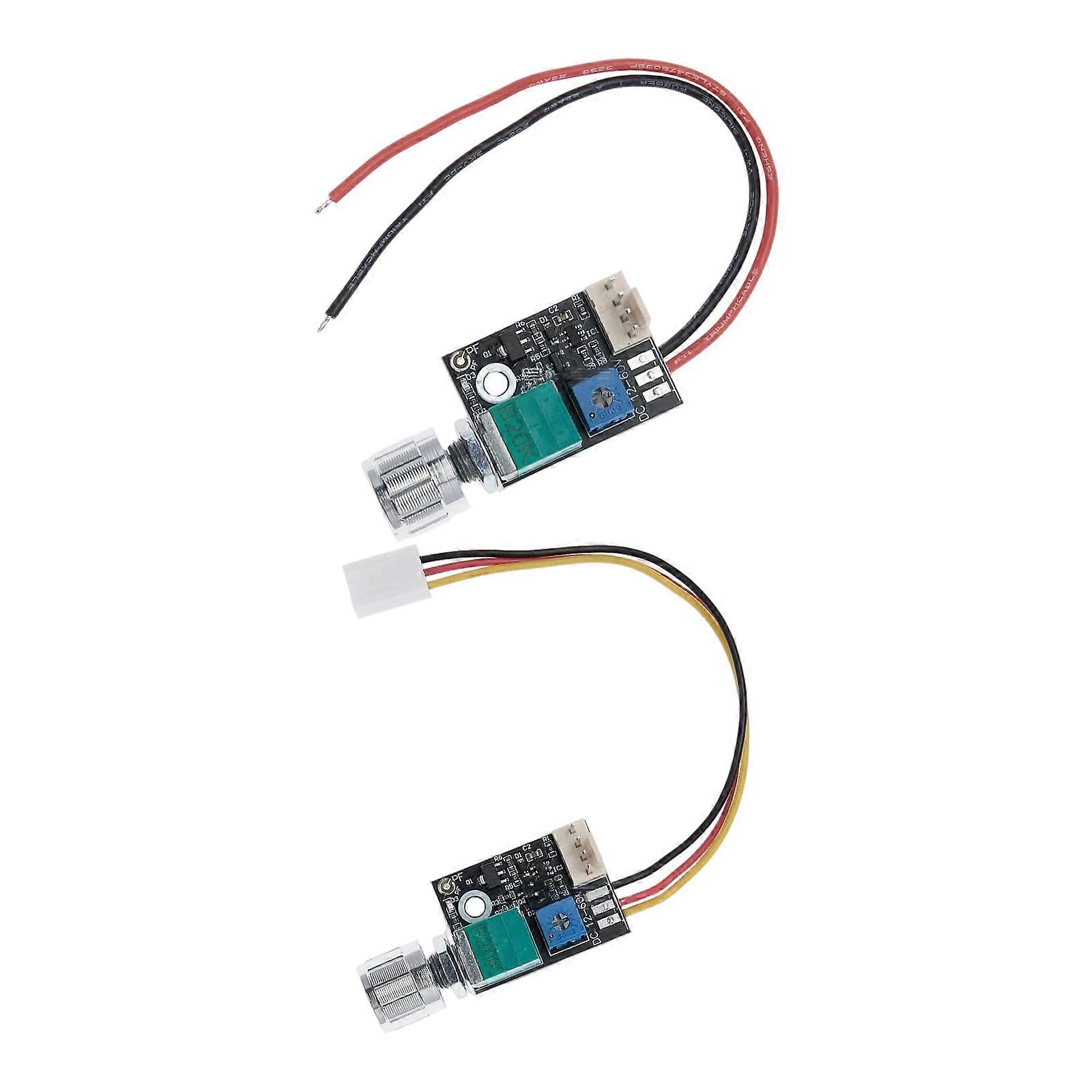 Industrial 4 Wire Fan Speed Regulator 12 to 60V Input 25kHz Frequency PWM Control Module for DIY projects Multicolor