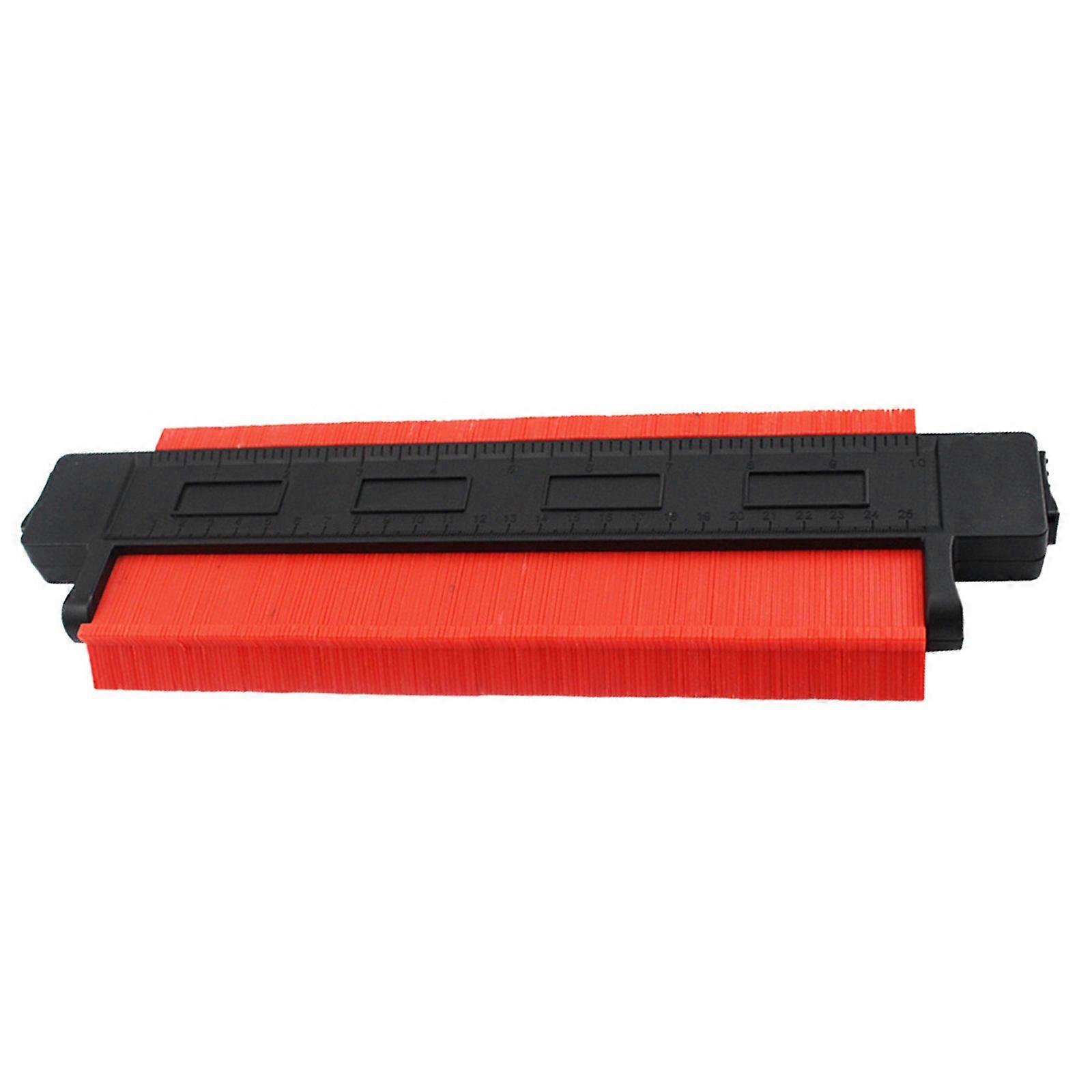 Construction Ruler Scribe Tool for Corner Flooring Gauge Woodworking Profile Tool Irregular Shape Duplicator Multicolor