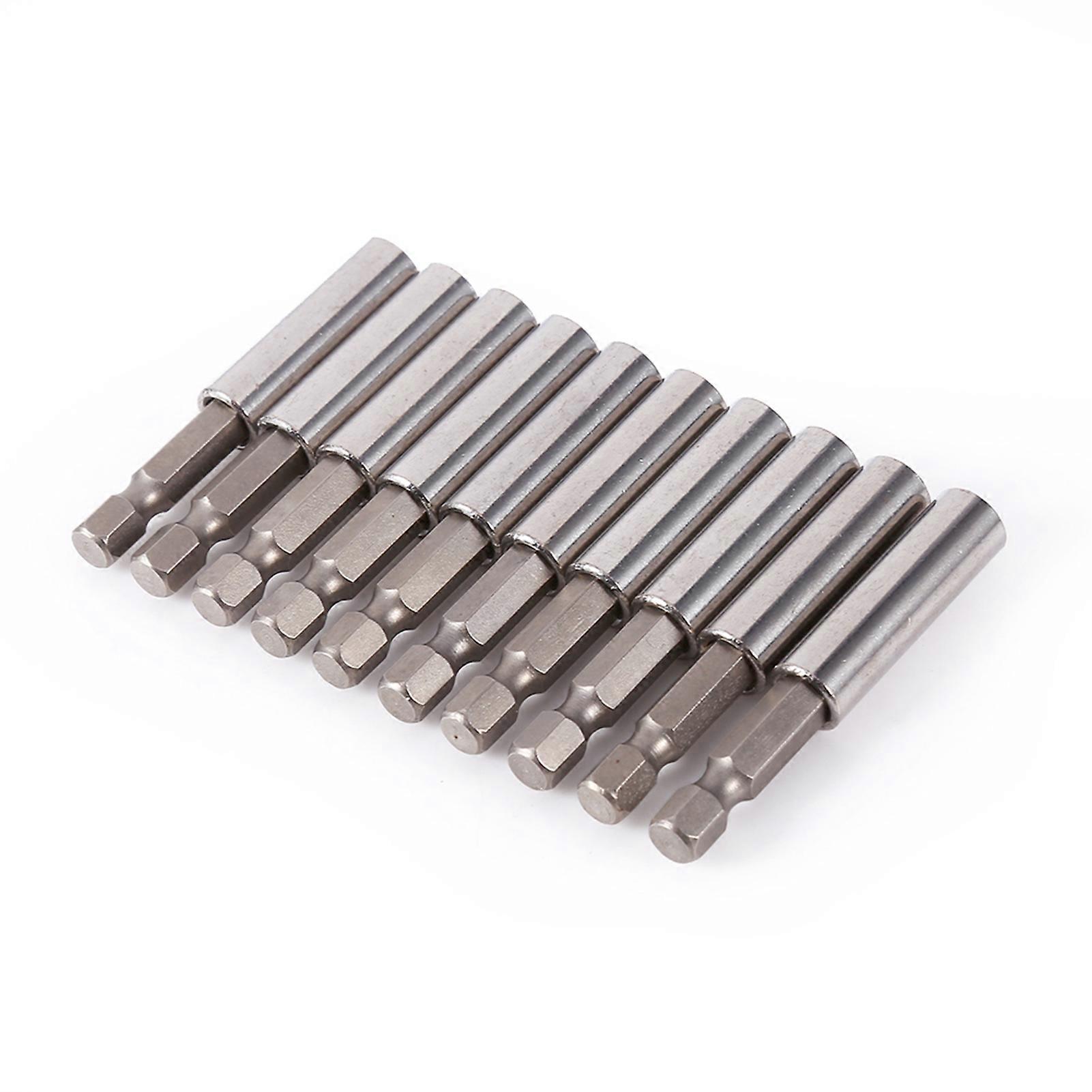 10Pcs Screwdriver Extension Socket Drill Bit Holder 1/4" Hex Power Tools