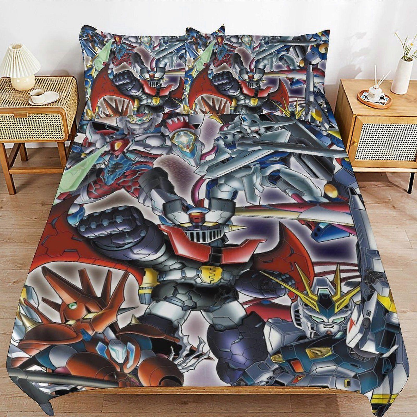 d118 War of the Robots Consistent Build Light Sleep Soft Finish Hotel Quality Zipper Duvet Cover Sets Benefit b118