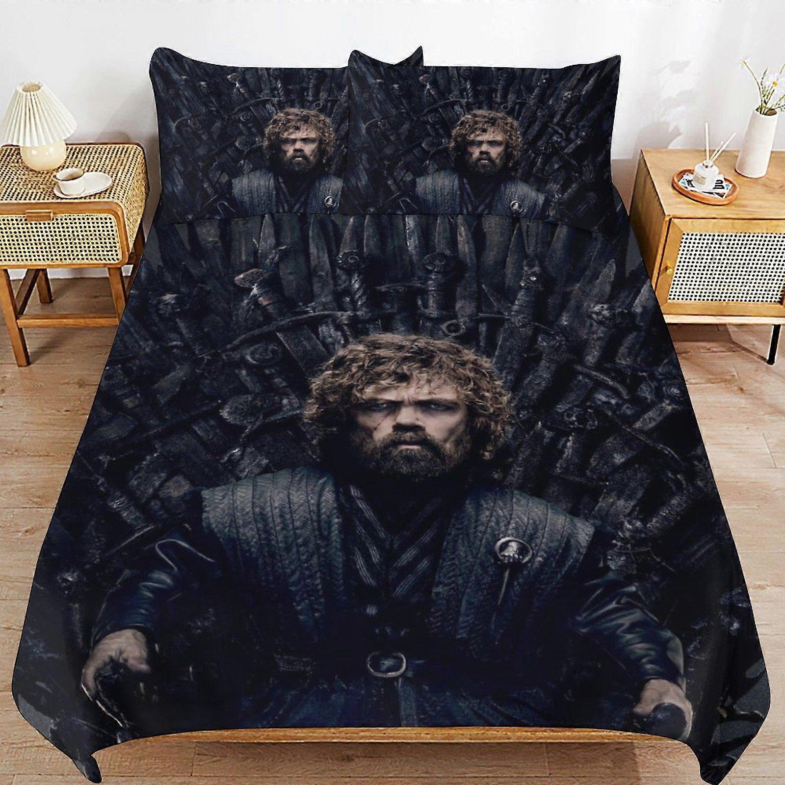 u236 Game of Thrones Long Lasting Comfort Durable Weave Smooth Touch Zipper Duvet Cover Sets for Bedroom Upgrade n236