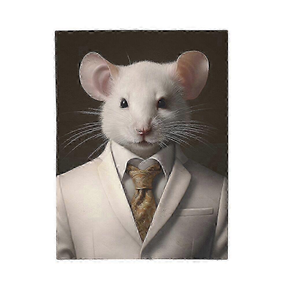 Flannel Blanket, funny mouse design, sizes 30x40, 50x60, 60x80