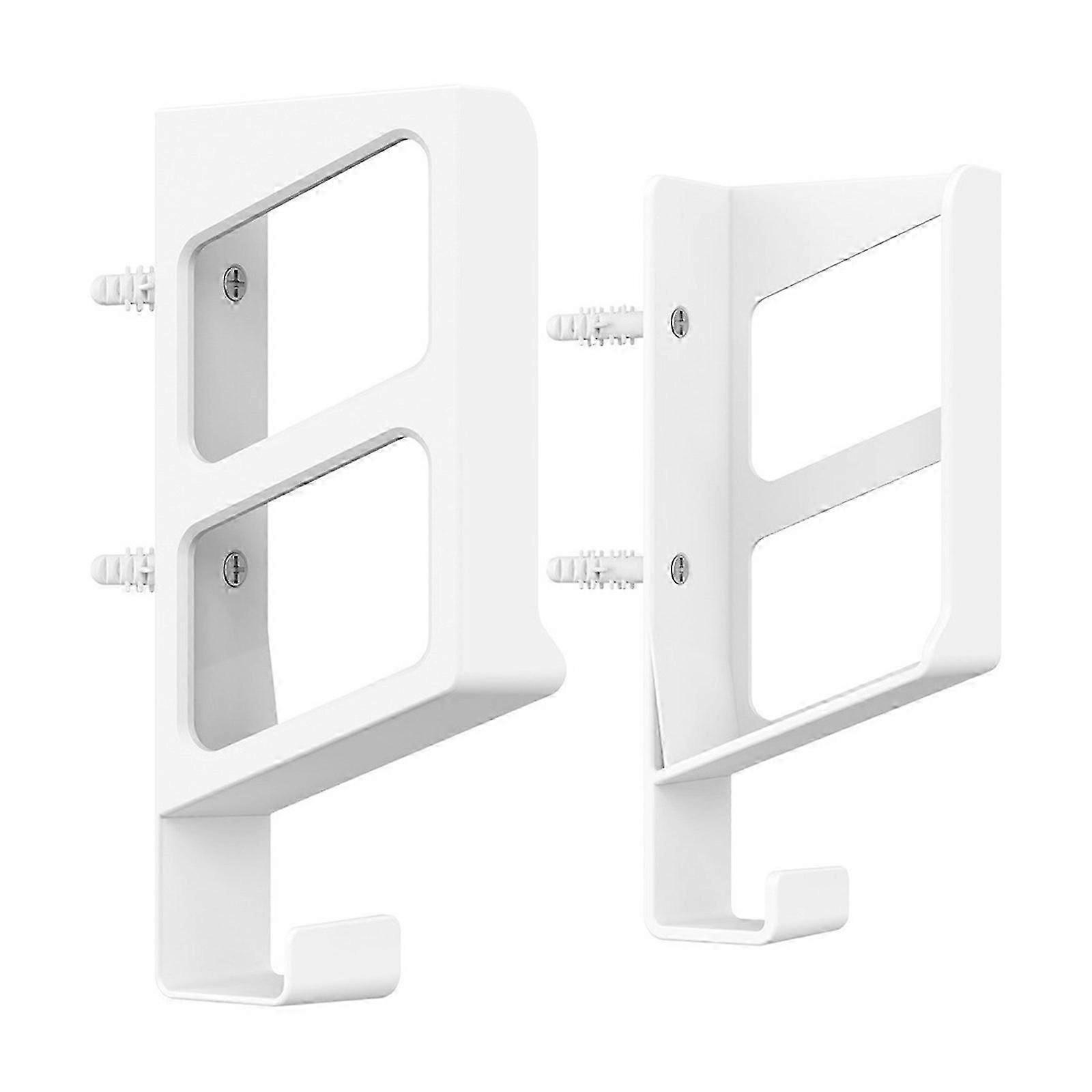 Multipurposed Electronics Organiser Rack Wall Mount Bracket Holder for Routers Small Notebooks Set Top Boxes DVDs Cs