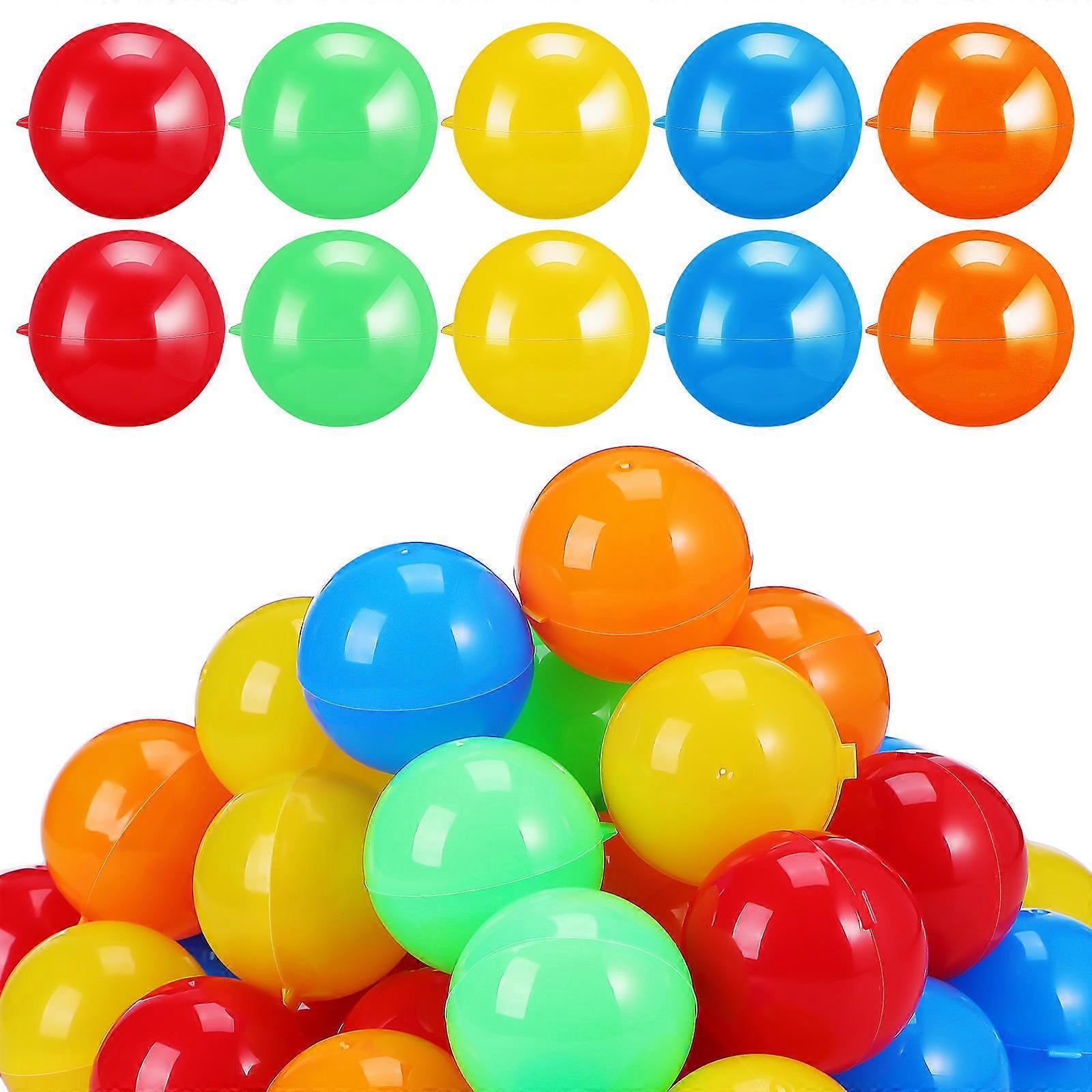 Raffle Balls Hollow Plastic Balls for Game Use 50Pcs Set