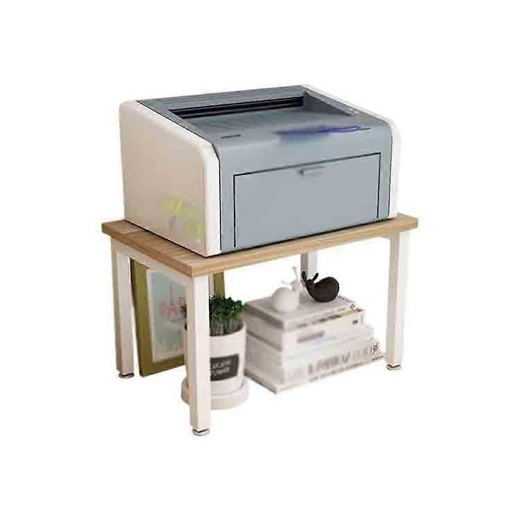 Shelf DoubleLayer File Rack Office Desktop Storage For Copier And Printer MultiLayer Modern Industrial