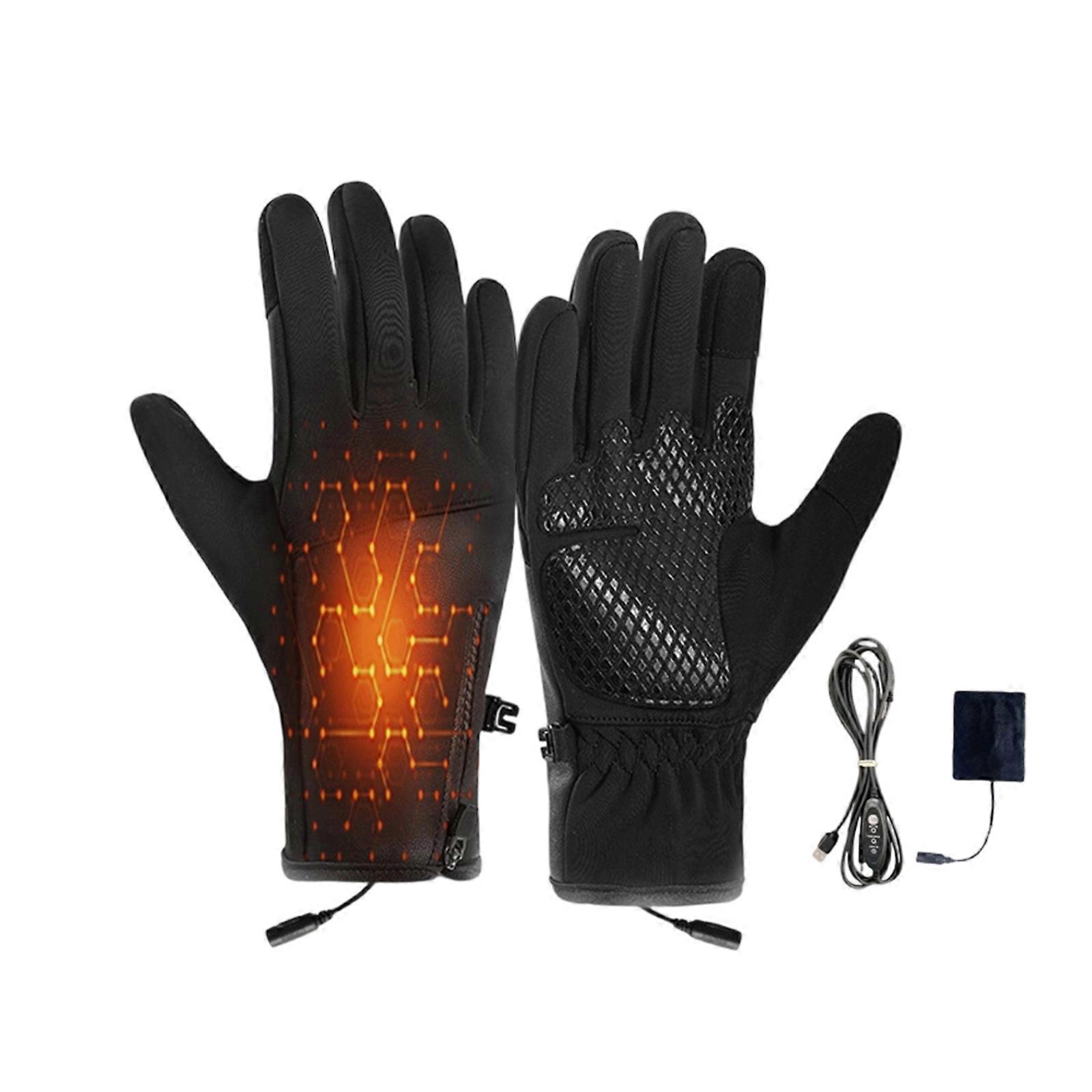 1pair Women's Insulated Snow Mittens Cold Weather Warm Gloves Snowproof Mittens for Skiing and Snowboarding Multicolor