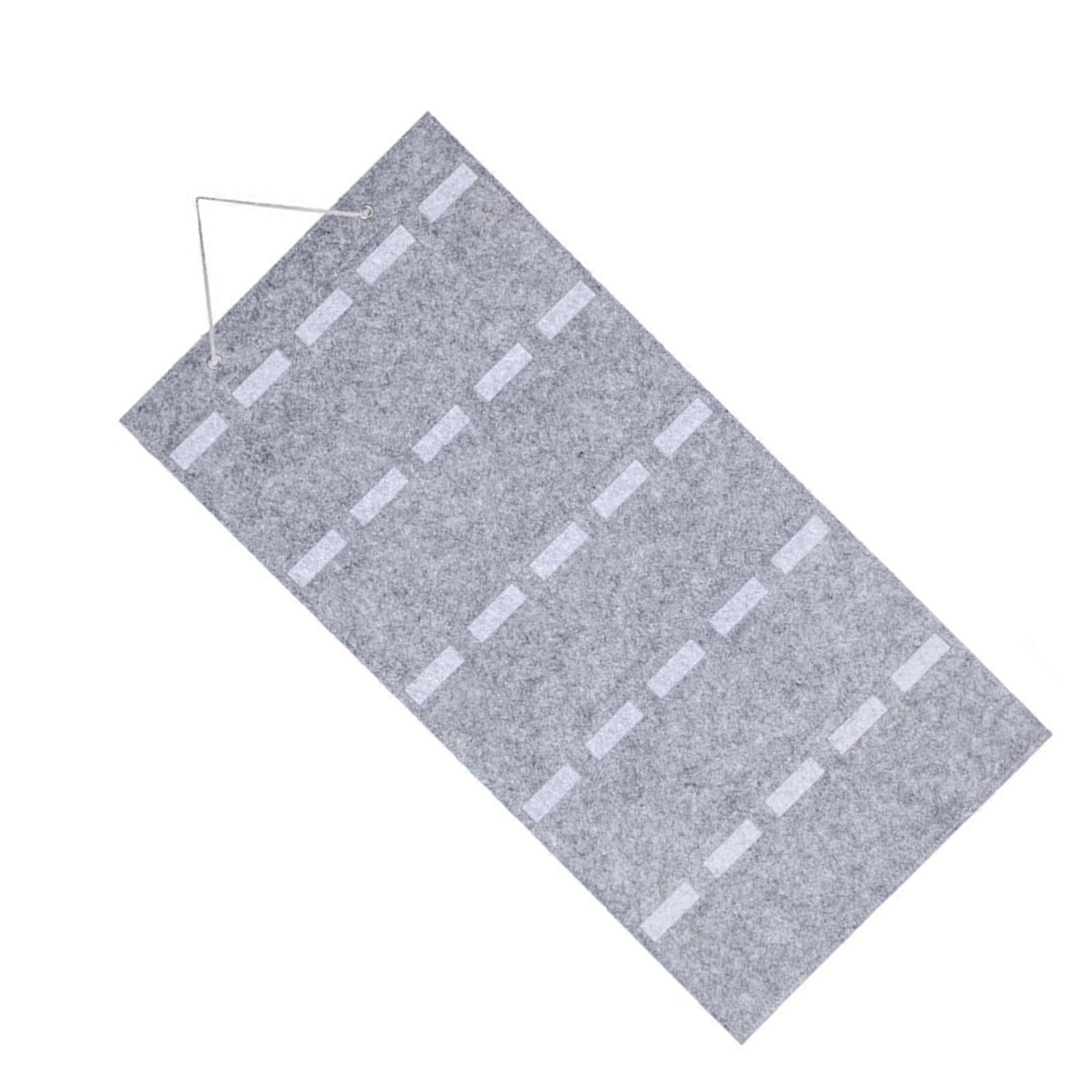 Eyewear Hanging Organizer for Door 12 Pockets Multi Layer Felt Storage Bag Easy Install Eyeglass Container  Light Grey