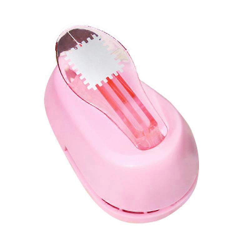 Portable Embossing Machine For Paper Craft Featuring Fatigue Resistant Ergonomic Handle  pink