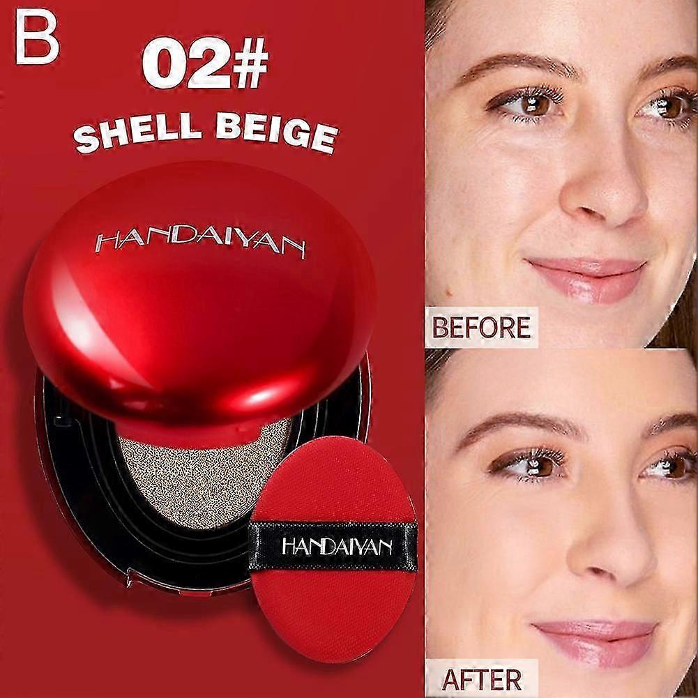 Red Cushion Foundation 6g Buildable Coverage Lightweight Liquid Formula Long Lasting Luminous Finish Moisturizing Natural Ingredients