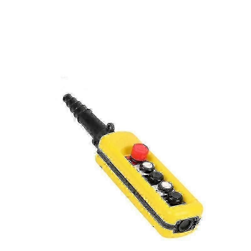 XAC-4713 One Speed Hoist Crane 4 Pushbuttons Pendant Control Station With Emergency Stop