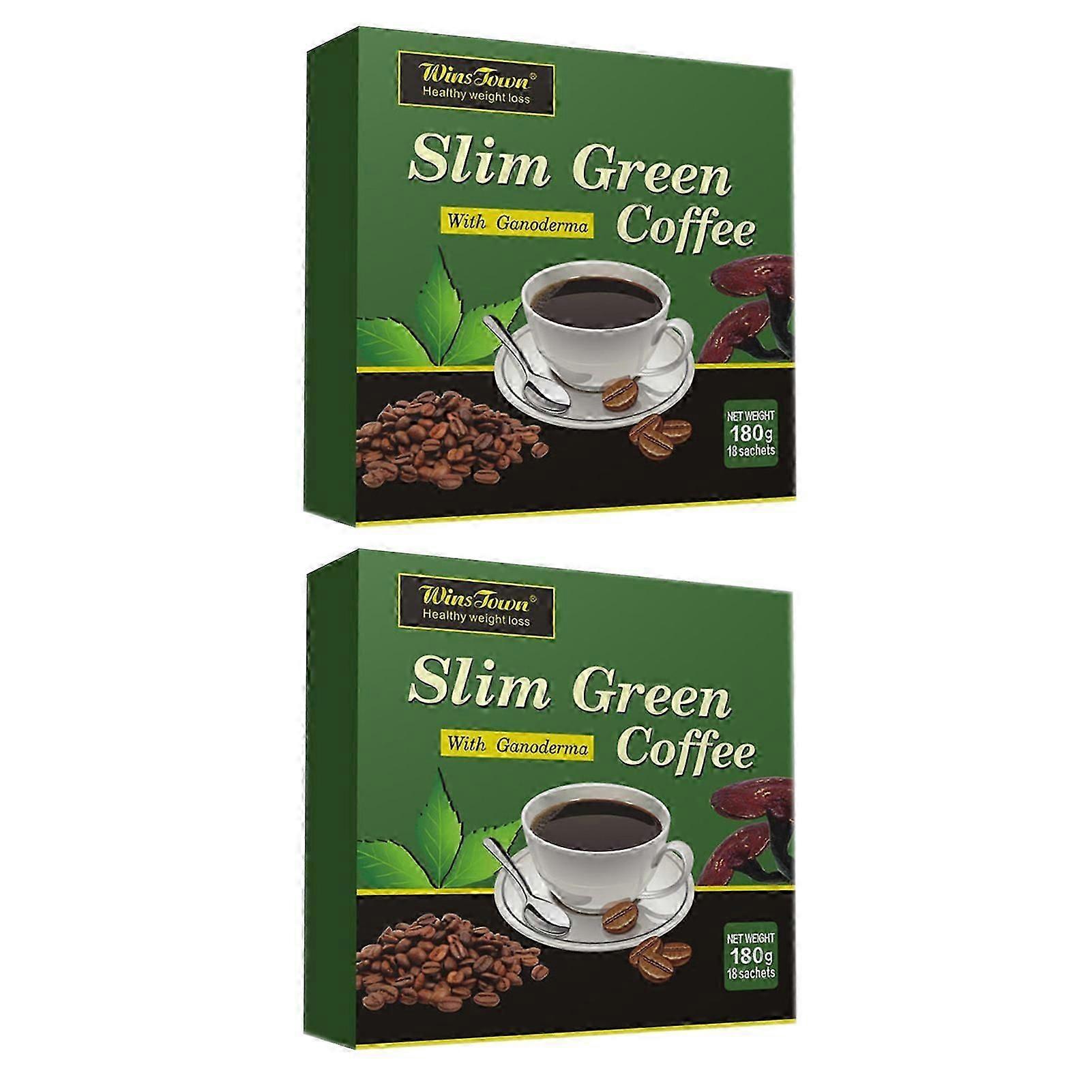 18-54pcs Café Verde Café Verde Slim com Ganoderma Café para Perda de Peso para Mulheres e Homens