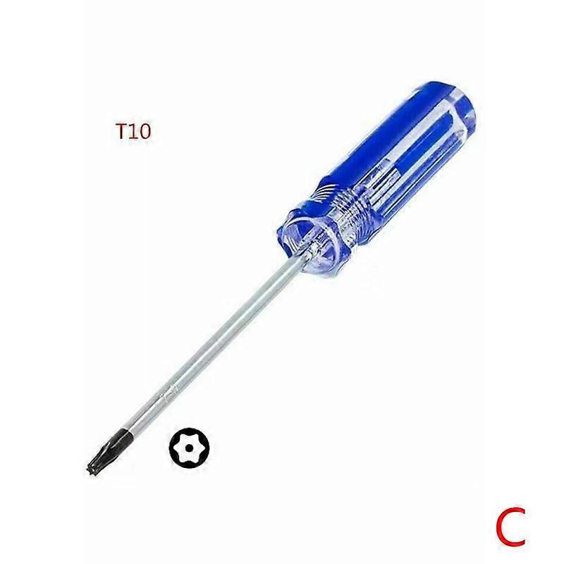 For PS3 Controller Torx Screwdriver Set T8 T9 T10 Magnetic Security Screwdriver with Ergonomic Handle for Electronics Repair