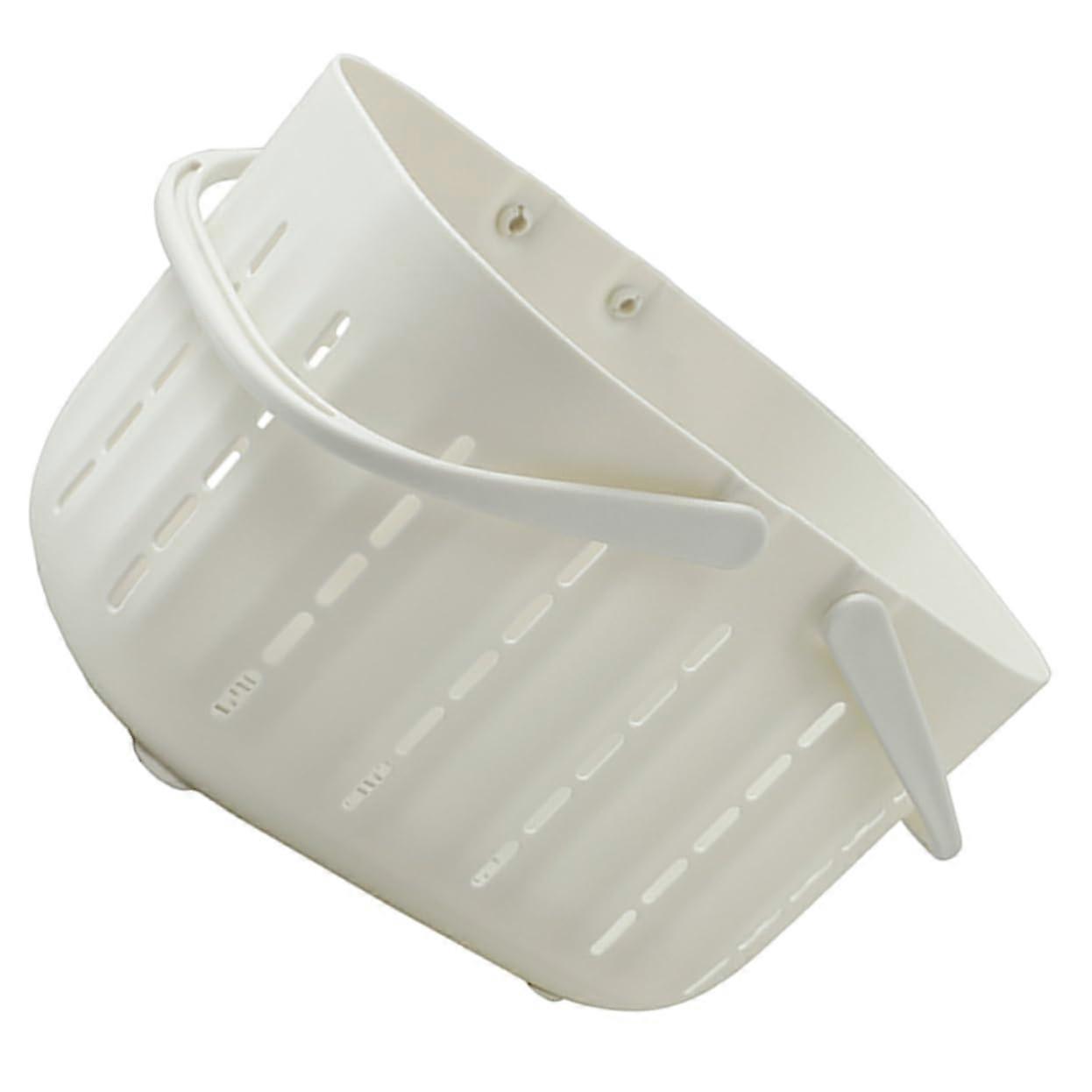 Portable Shower Basket with Double Handles for Bathroom Storage, Lightweight Drainer for Shampoo and Toiletries