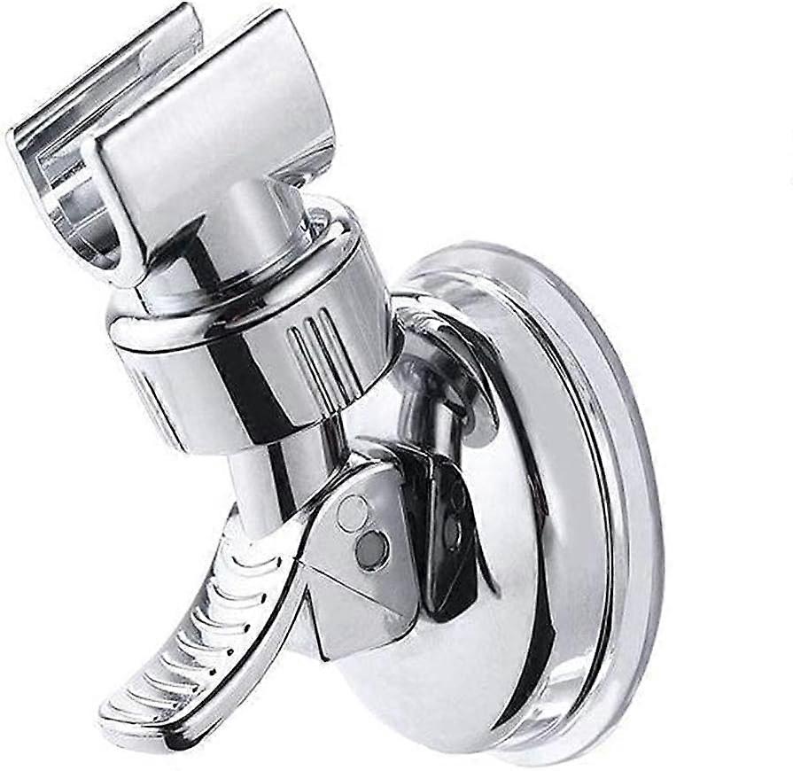 Powerful Shower Head with Adjustable Wall Mounted Chrome Holder for Bathroom