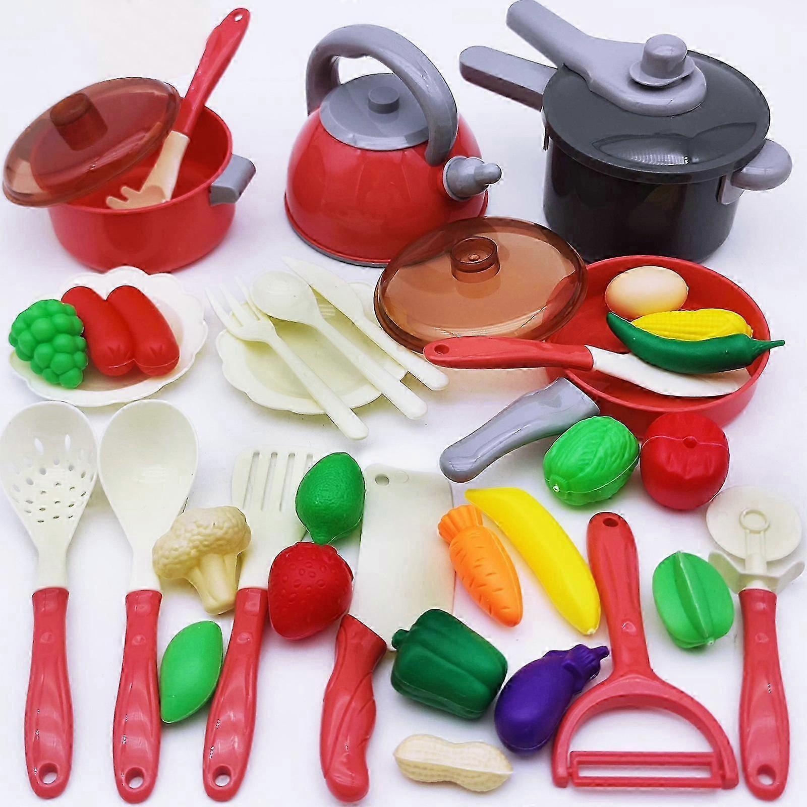 Play Kitchen Children's Play Kitchen Toy Set 36pcs