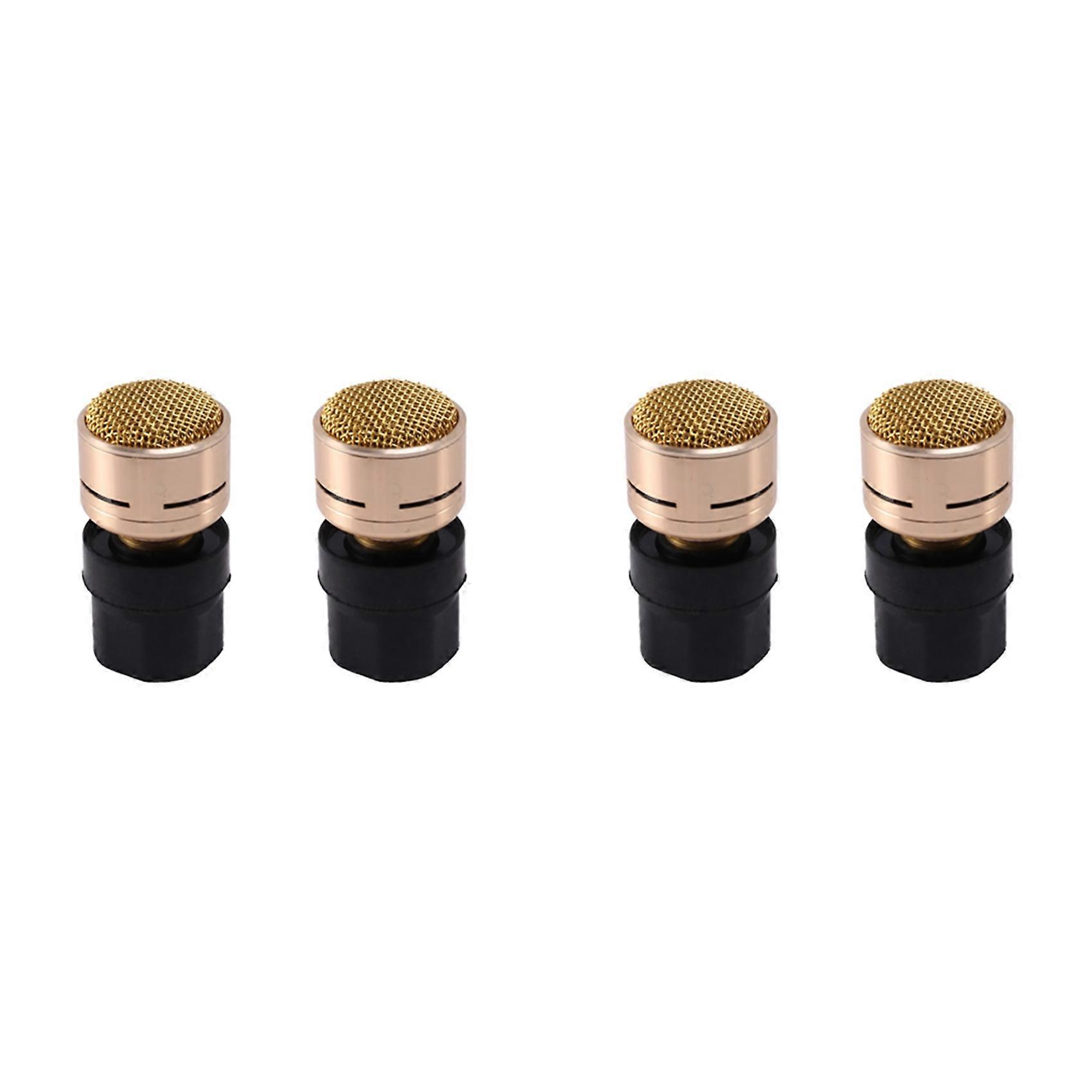 4Pcs N-M182 Microphone Pickup Dynamic Microphones Core Capsule Universal Mic Replace Repair for Wire & Wireless