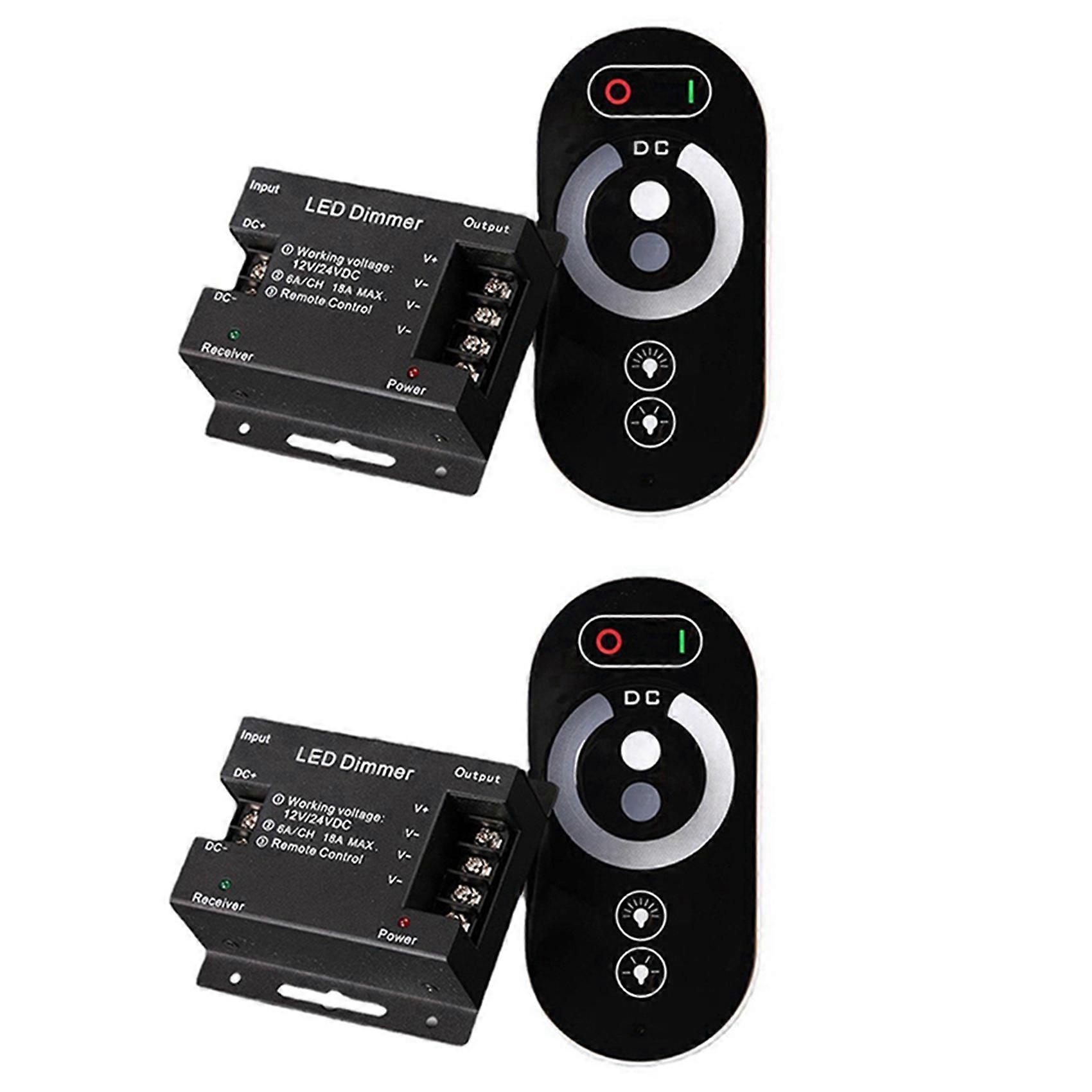 LED Touch Dimming Controller 6 Keys Wireless Remote Control 12-24V