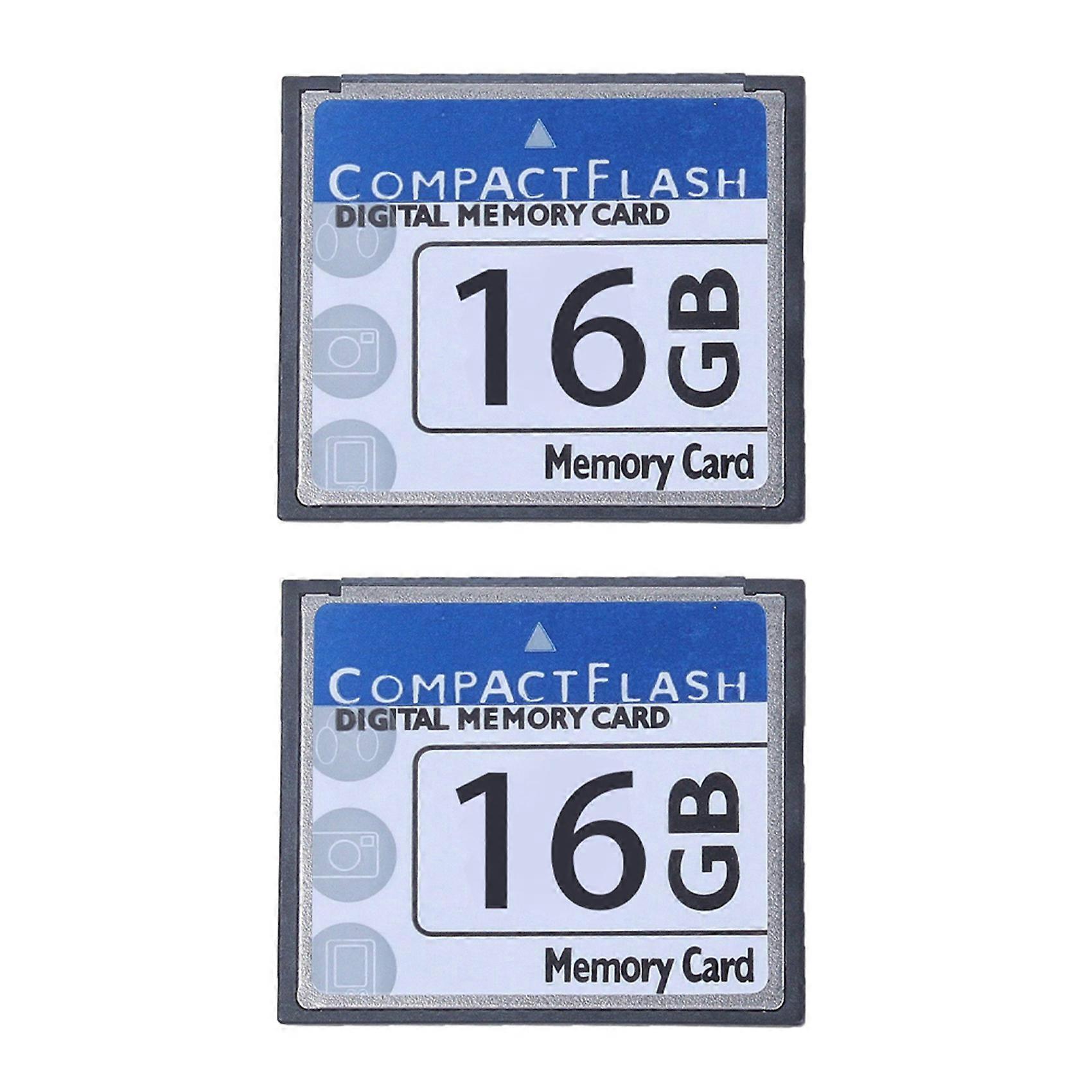 2X Professional 16GB Compact Flash Memory Card(White&Blue)
