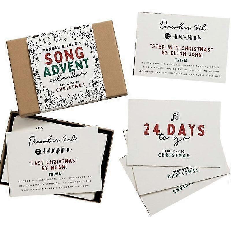 Personality Christmas Advent Calendar Christmas Advent Calendar Greeting Card