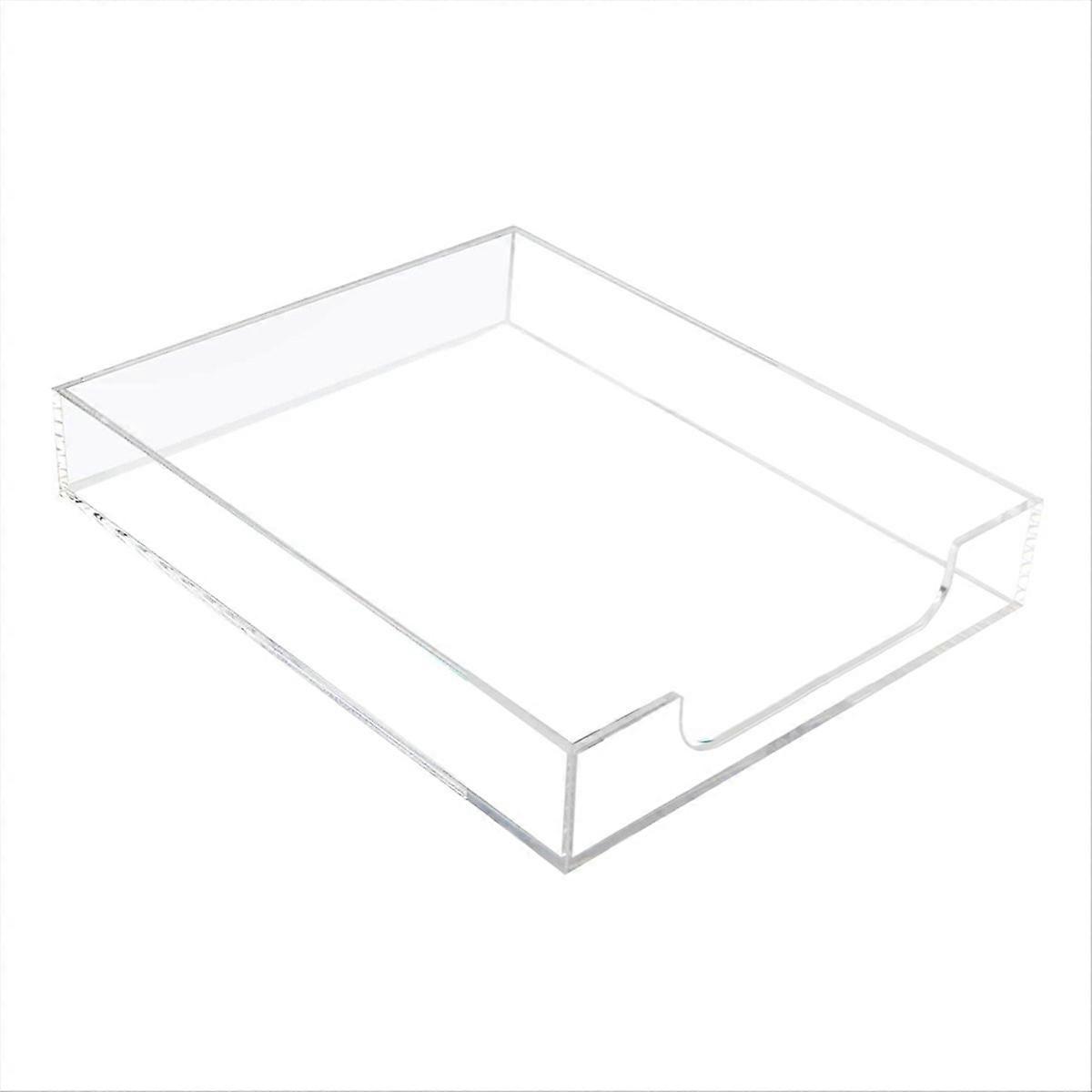 アクリルレタートレイペーパーオーガナイザー、デスクトップオーガナイザートレイ