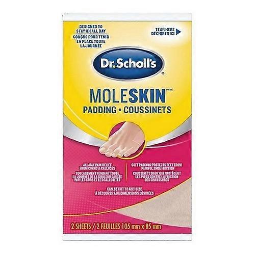 Dr. Scholls Moleskin Padding Protects Feet From Shoe Friction, 1 Count (Case Of 72)