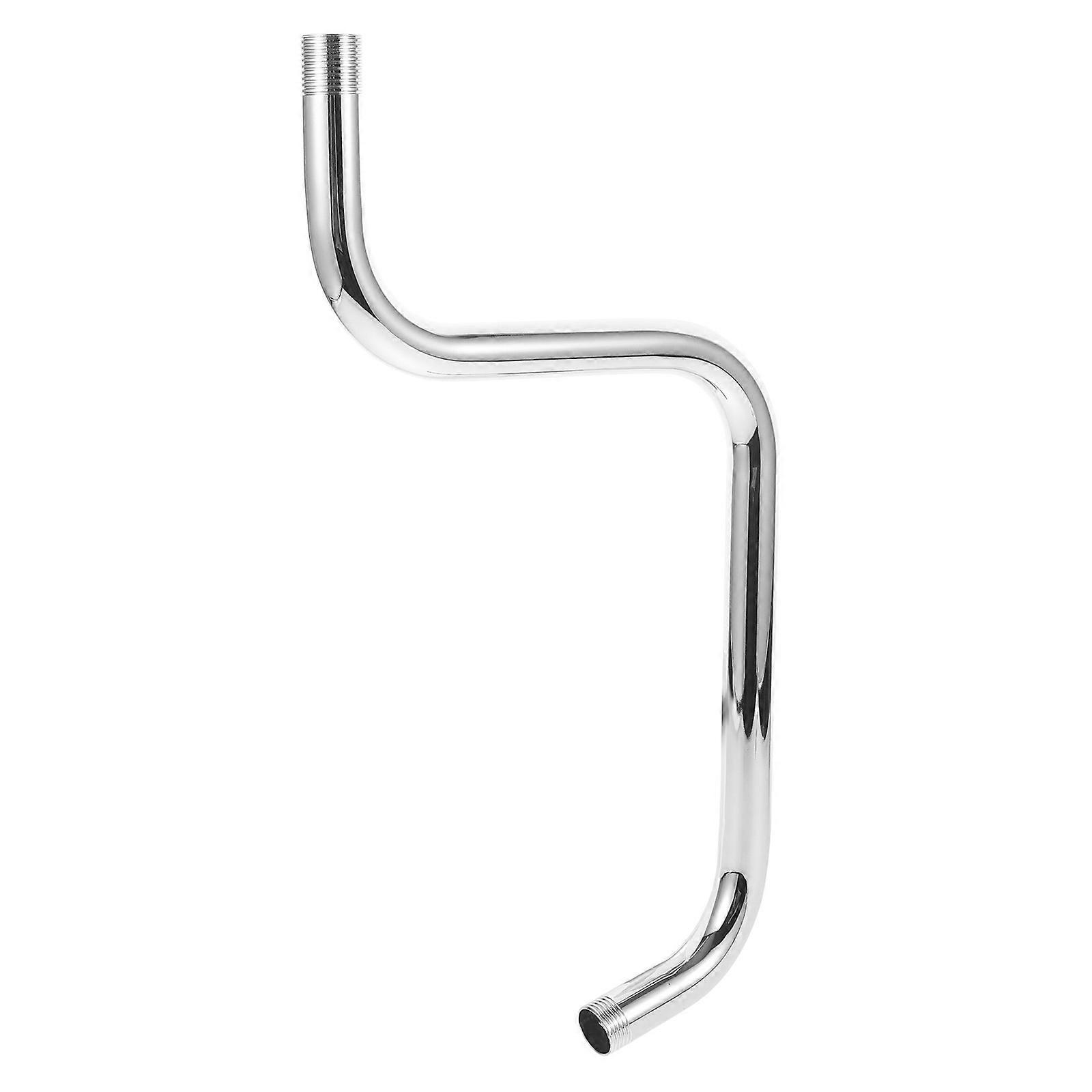 Bathroom Shower Arm Extension with Silver Finish for Shower Replacement