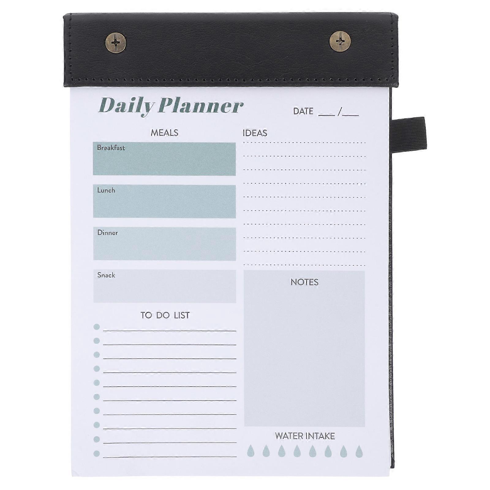 Plan Book Notebook Daily Planner for Writing Portable Multifunctional Notepad