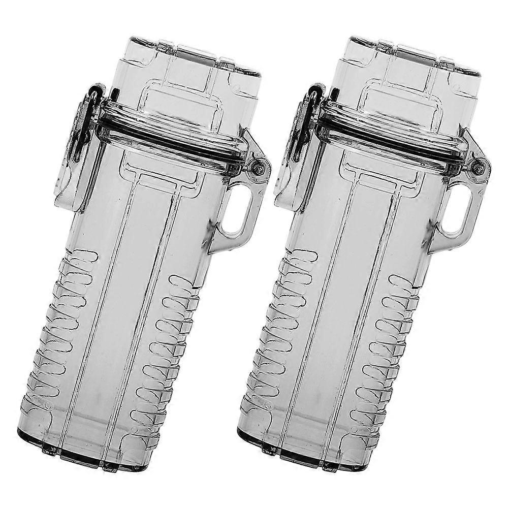 Outdoor Survival Lighter Sleeve Protective Case for Lighter 2Pcs Waterproof