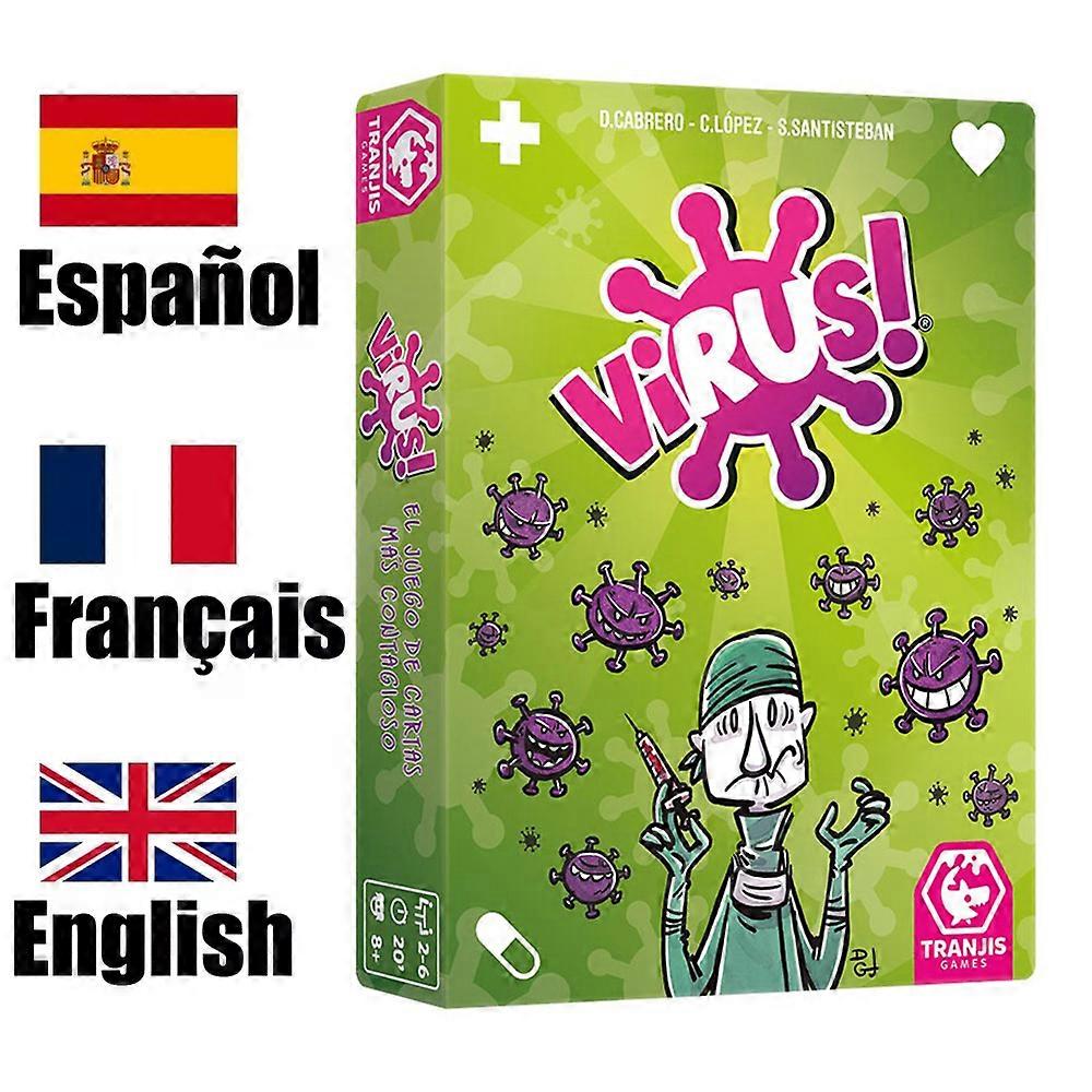 Virus! Virus Crisis Board Game Set | Basic Version+Evolutionary Expansion 2-6 Person Strategy Battle Ca