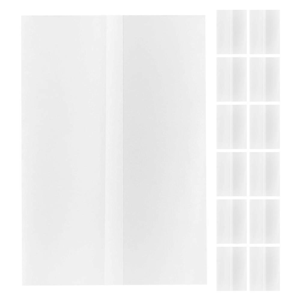 20Pcs Transparent Wedding Invitation Card Jackets Paper Wraps for Use