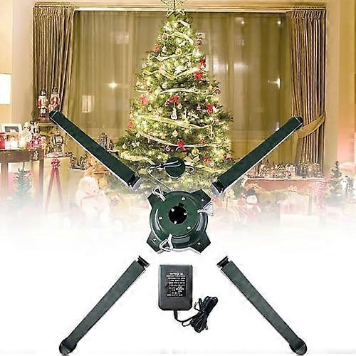 Heavy Duty Rotating Christmas Tree Stand 360° Base for Artificial Trees Up to 9.8ft Sturdy Support