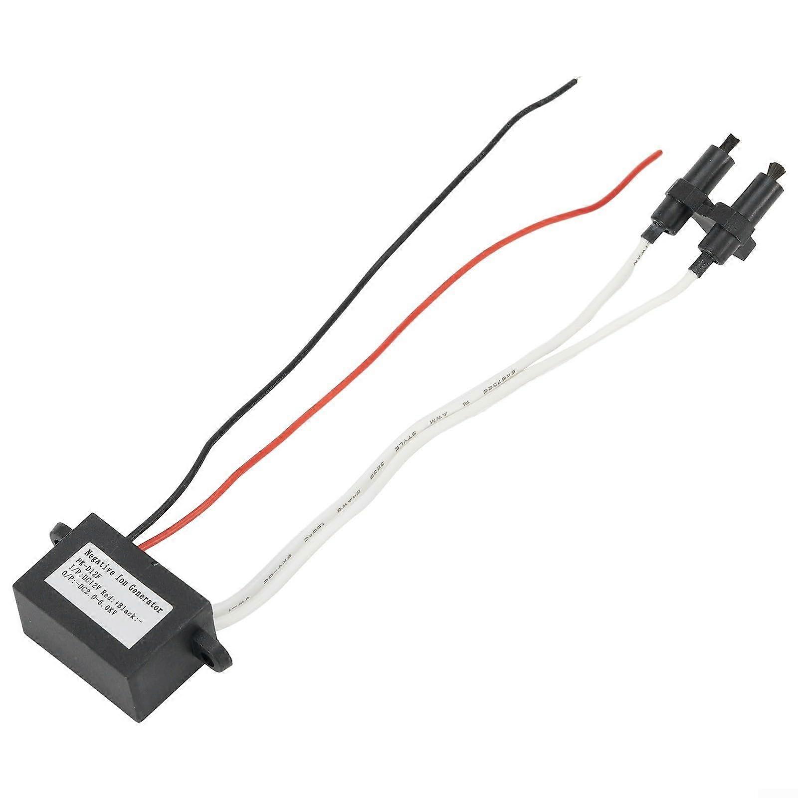 12V DC Negative Ion Generator Air Ionizer Module with Carbon Brush Tip for Air Purification