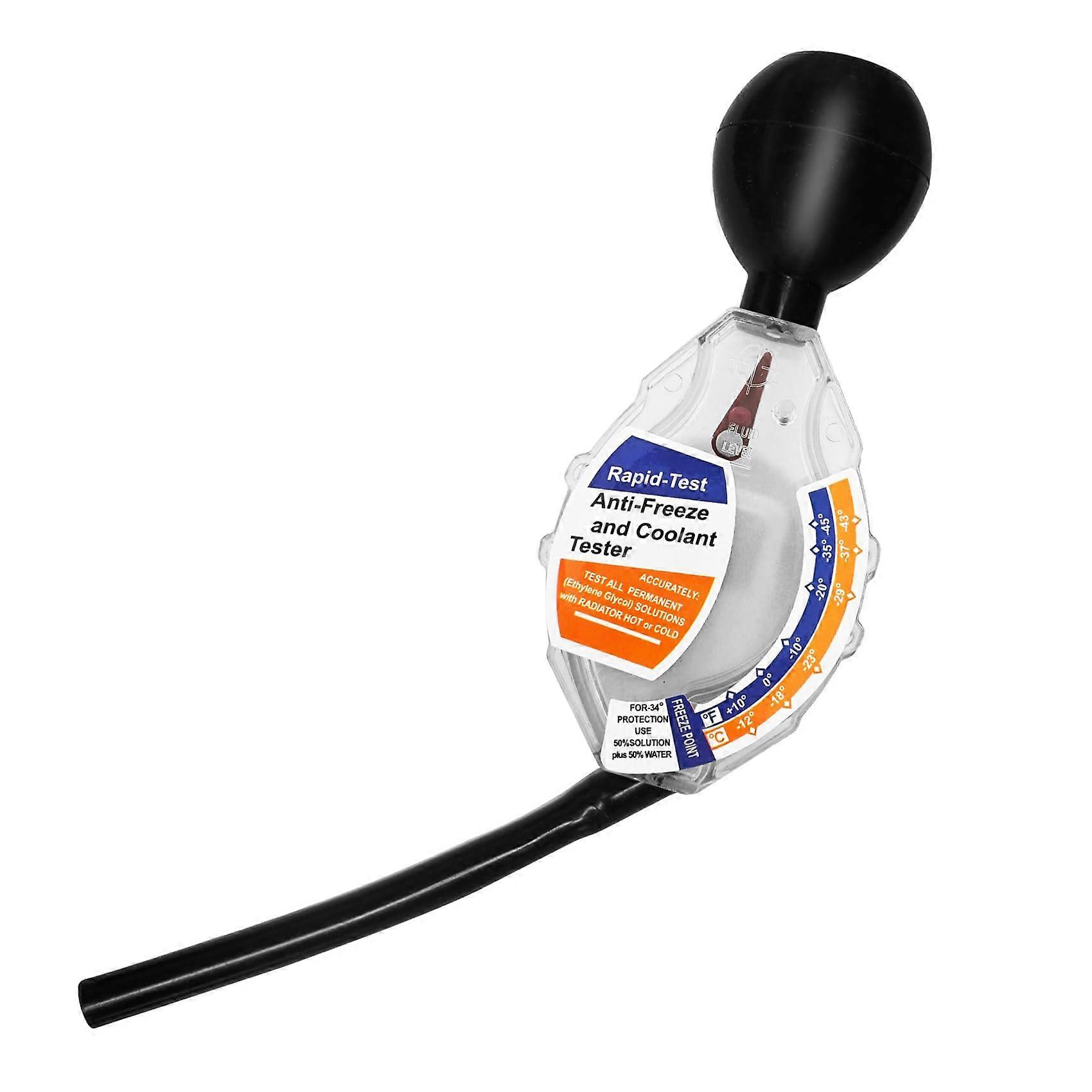 Automotive Coolant Tester Antifreeze Hydrometer with Dual Scale for Accurate Engine Protection
