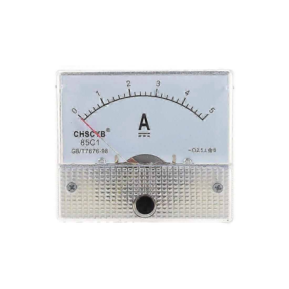 85C1-A Analog Current Panel Meter DC 5A AMP Ammeter